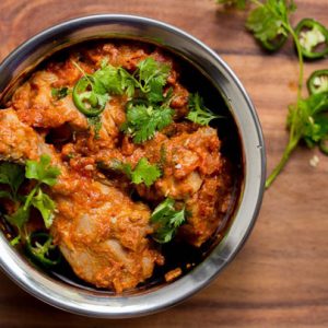 Chicken Cheese Karahi