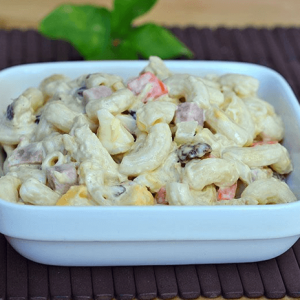 Fruity pasta salad